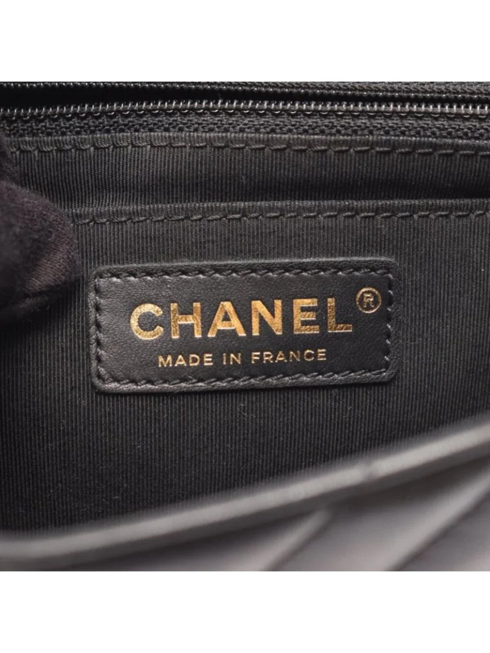 Chanel Shoulder Bag Stitch Chezblanc Fullflap Black Lambskin Chain